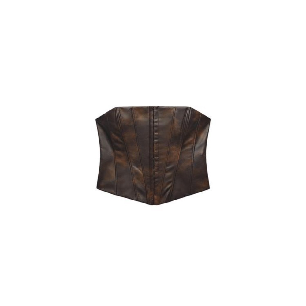 🌈 3 for $20 🌈 Faux leather corset top